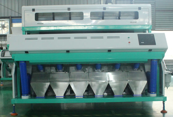 承認されるセリウムとの販売のためのCCDセンサー6シュート10t/Hの穀物色の選別機機械